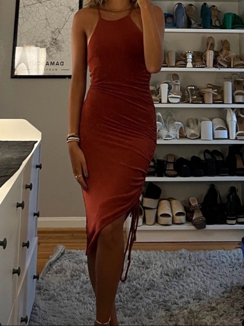 VICI midi dress wedding guest